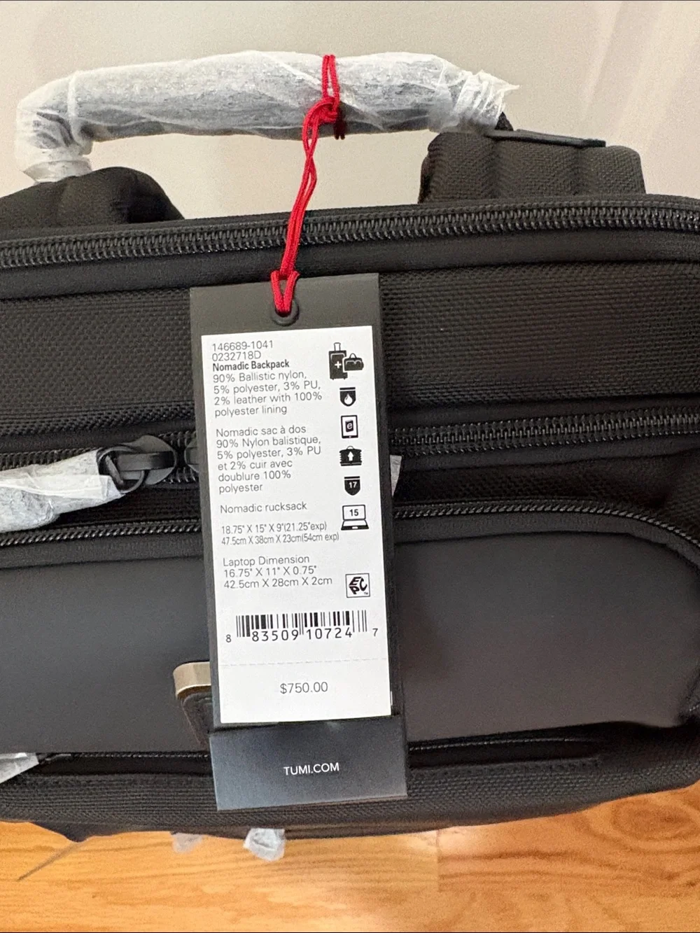 Tumi Nomadic backpack